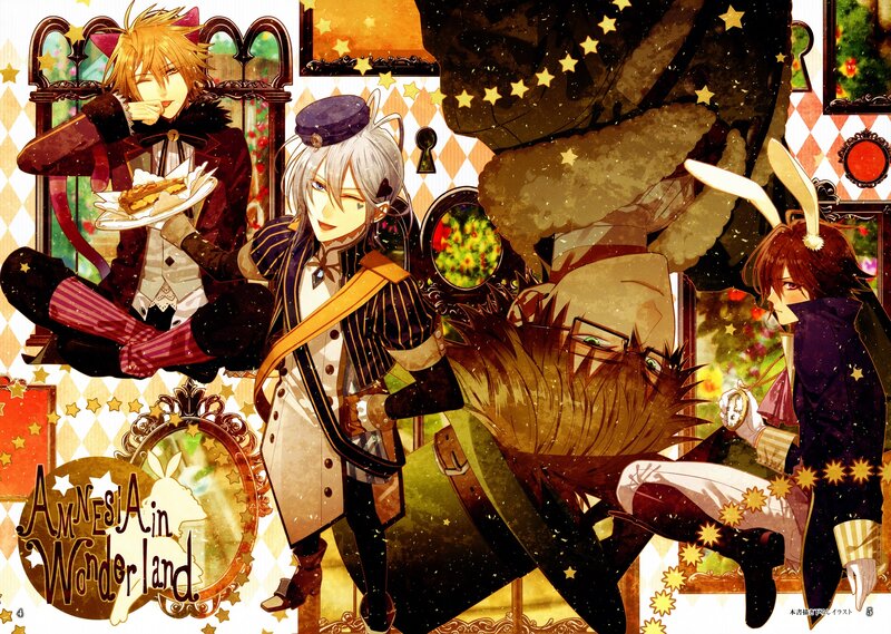 Four Male Characters in Costumes