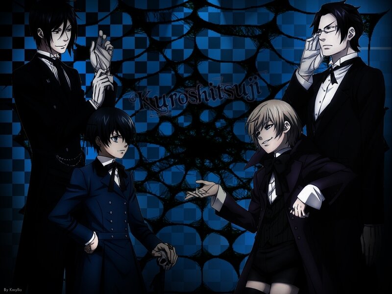 Four Male Characters in Suits