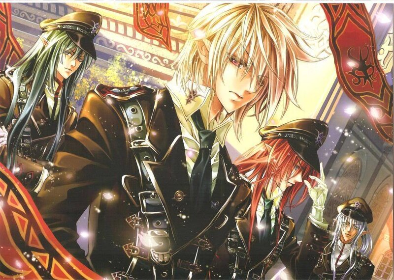 Four Male Characters in Uniform