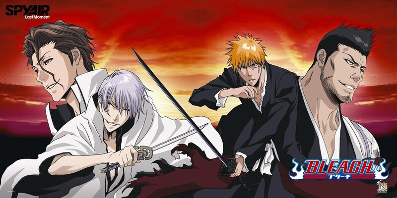 Four Male Characters with Swords