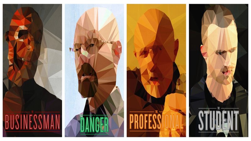 Four Male Portraits