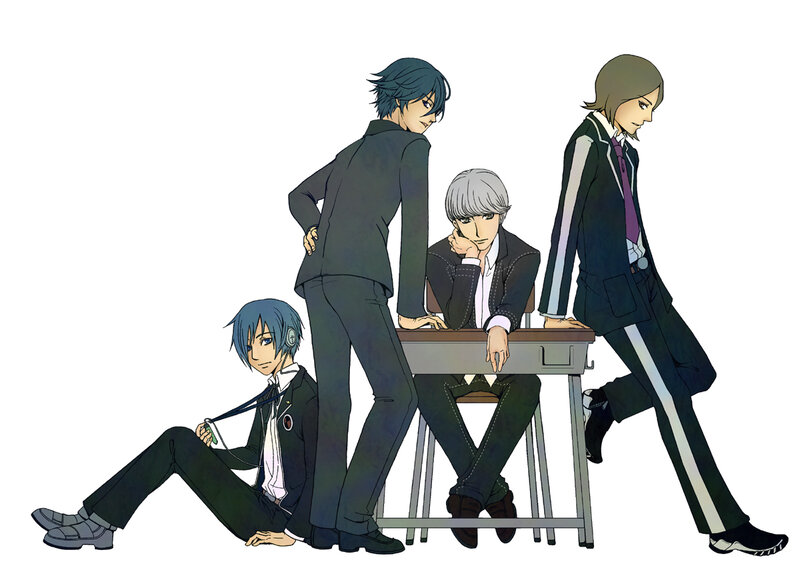 Four Male Students in Uniform