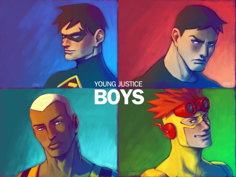 Four Male Superheroes