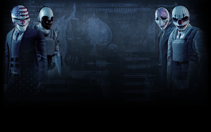 Four Masked Figures — Black, Dark, Dramatic