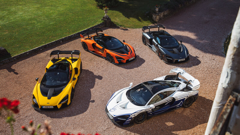 Four McLaren Supercars