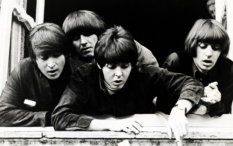 Four Men at Window — Black