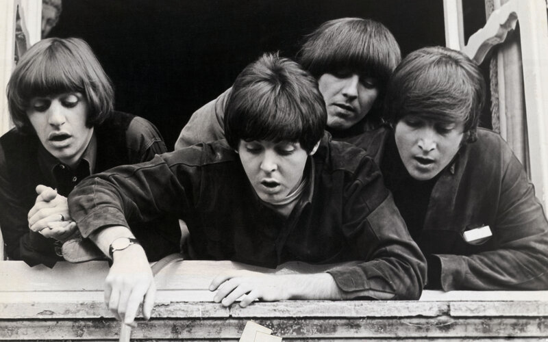 Four Men at Window