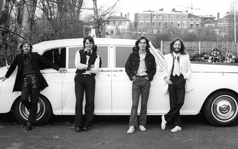 Four Men by Car — Black