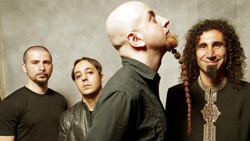 Four Men in a Band — Black, Serious, Photograph, Bald Man, Curly Hair