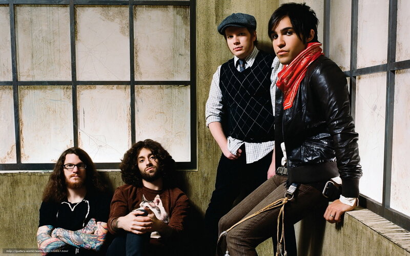 Four Men in a Band — Black, Serious, Photograph, Band Members