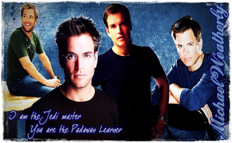 Four Men in a Collage — Blue