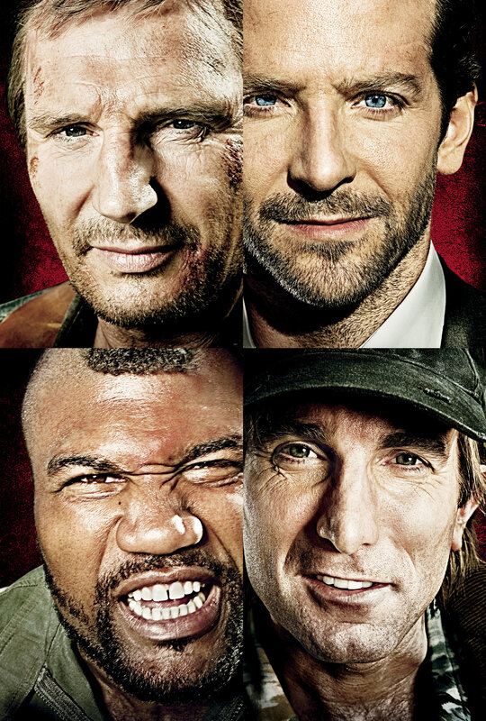 Four men in a collage