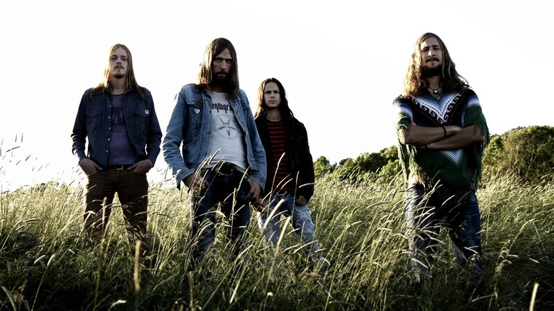 Four Men in a Field — Green