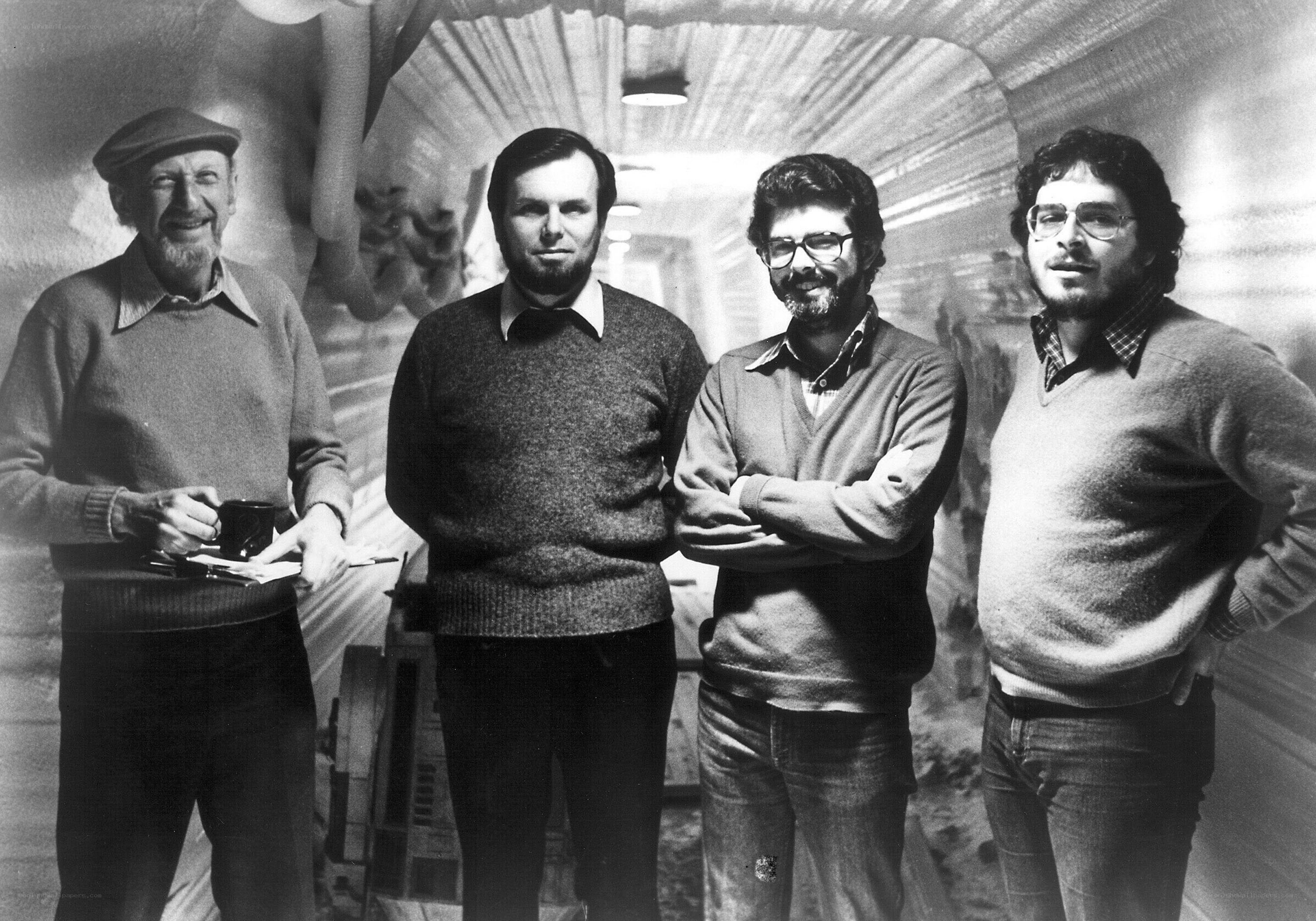 Four men in a tunnel