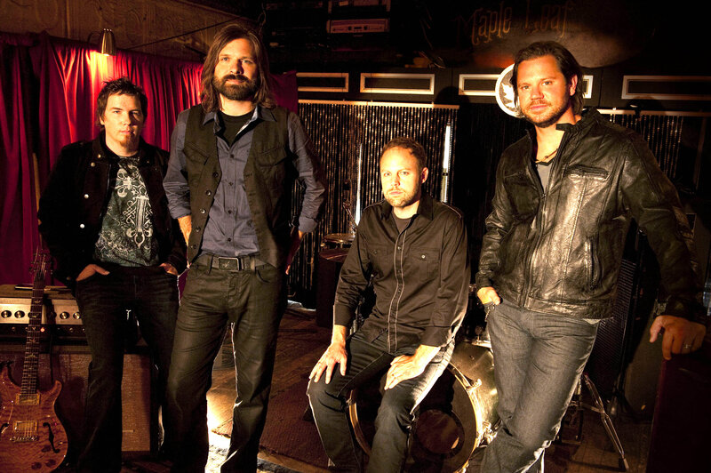 Four Men in Band — Black, Dramatic