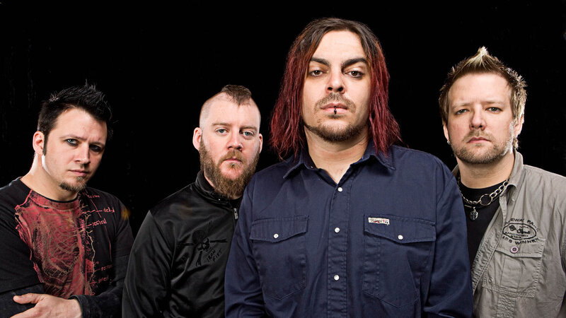 Four Men in Band — Black, Serious, Photograph, Hair
