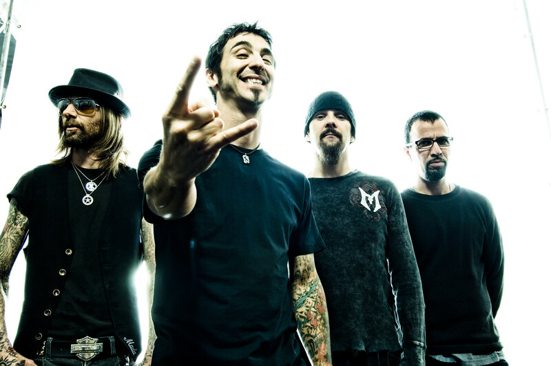 Four Men in Band — Black