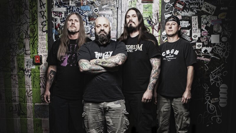 Four Men in Band Shirts — Black