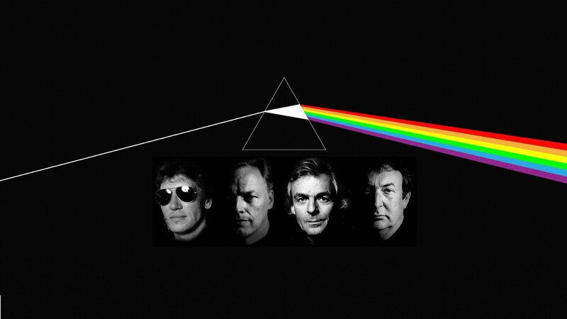 Four Men in Black and White — Dramatic, Photograph, Prism