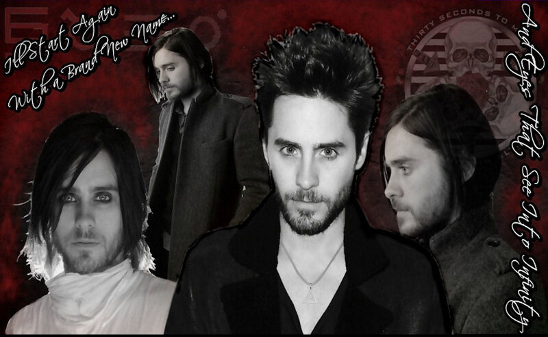 Four Men in Black and White — Red