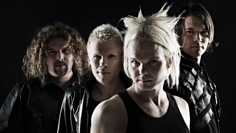 Four Men in Black Clothing — Dramatic, Photograph, Black Leather Jackets