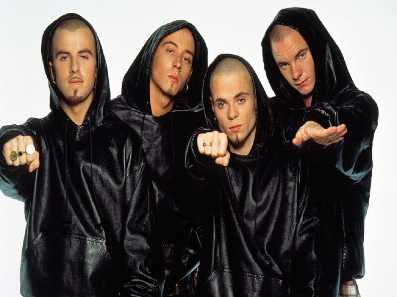 Four Men in Black Hoodies