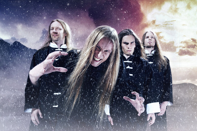 Four Men in Black Robes