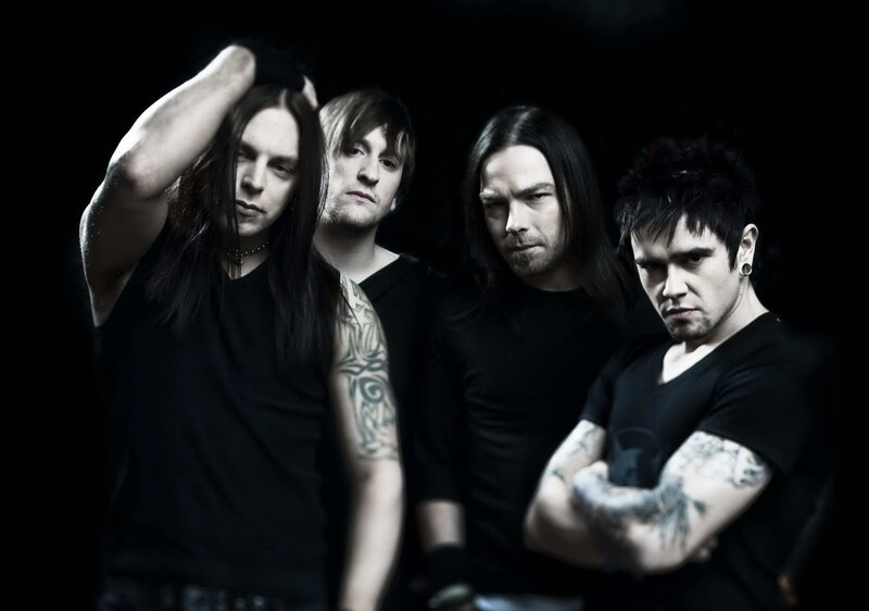 Four Men in Black Shirts — Serious