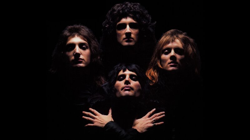 Four Men in Dark Clothing — Black, Dramatic, Photograph, Band Members