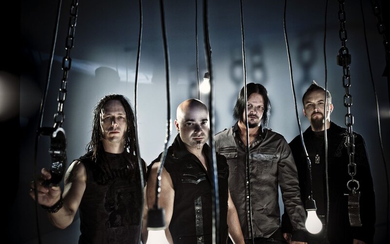 Four Men in Dark Clothing — Black, Dramatic, Photograph, Chains