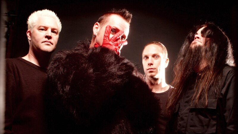 Four Men in Dark Clothing — Black, Dramatic, Photograph, Red Glove