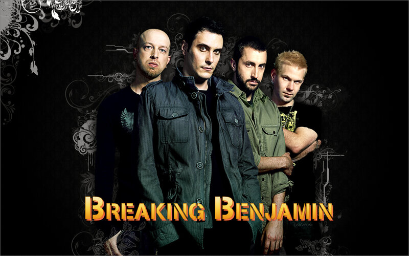 Four Men in Dark Clothing — Black, Serious, Photograph, Band Members