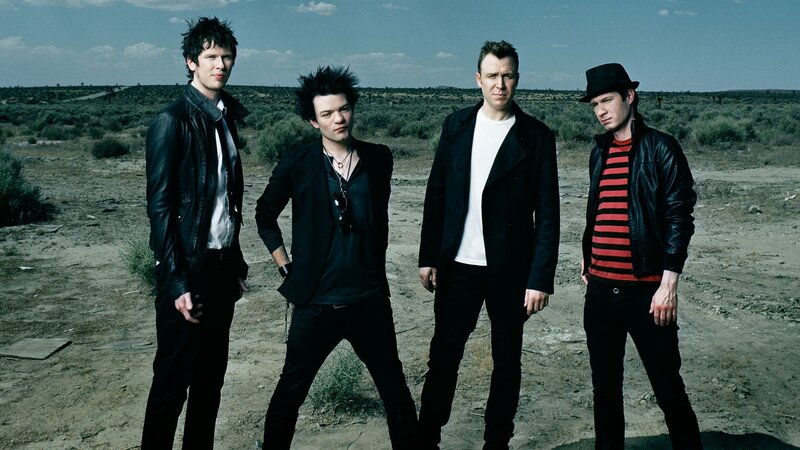 Four Men in Desert — Black