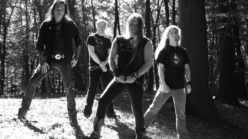 Four Men in Forest
