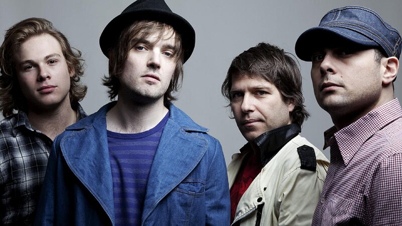 Four Men in Hats — Blue