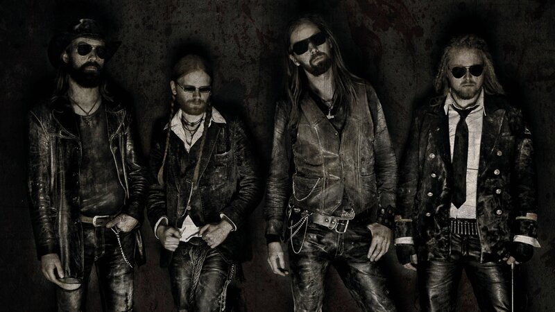 Four Men in Leather Jackets — Black, Dark