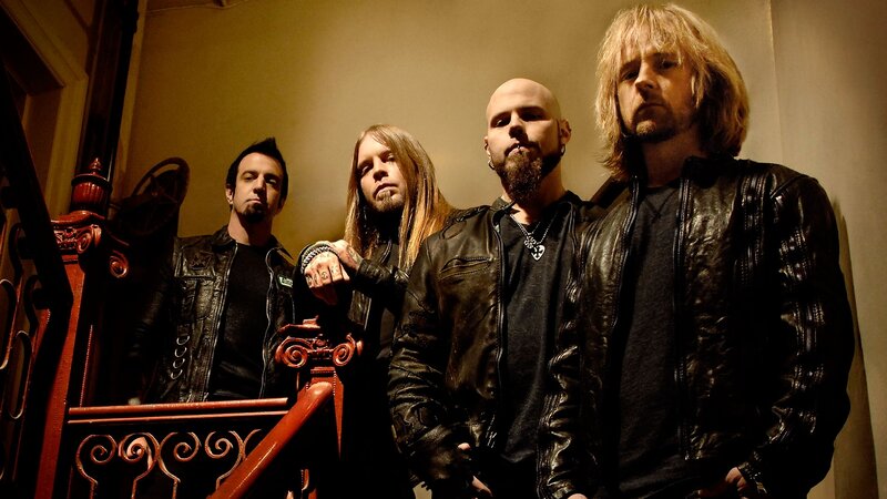 Four Men in Leather Jackets — Black, Serious, Photograph, Leather Jackets