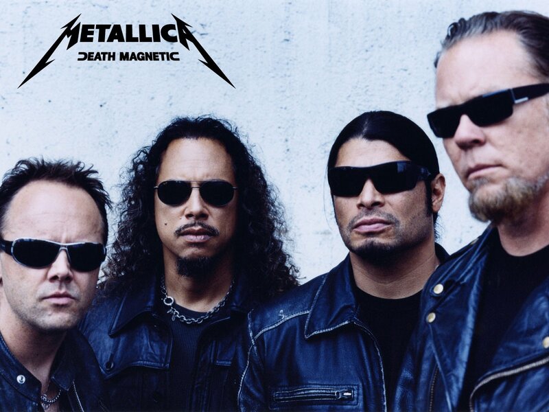 Four Men in Leather Jackets — Black, Serious, Photograph, Sunglasses, Leather Jackets, Wall, Blue