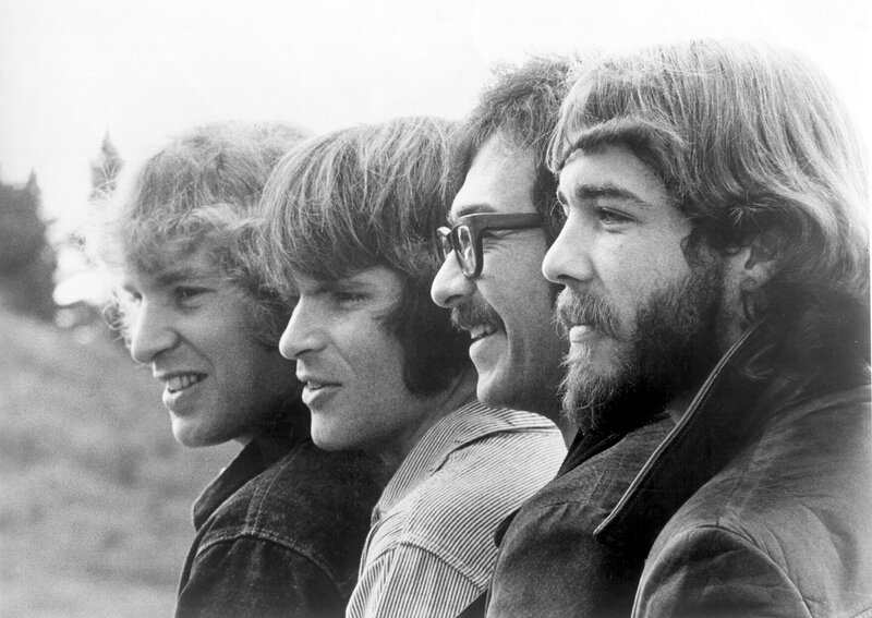 Four Men in Profile — Black, Neutral