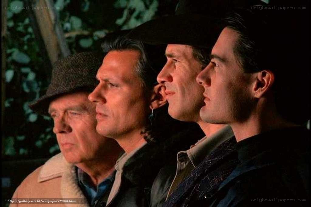 Four men in profile