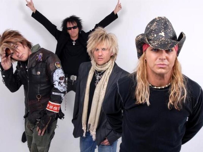 Four Men in Rock Attire — Black
