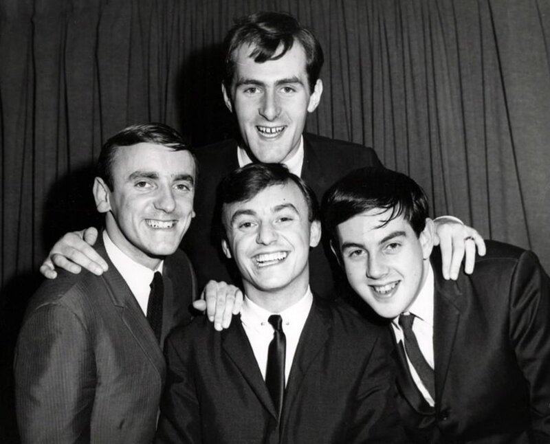 Four Men in Suits — Black, Happy, Photograph