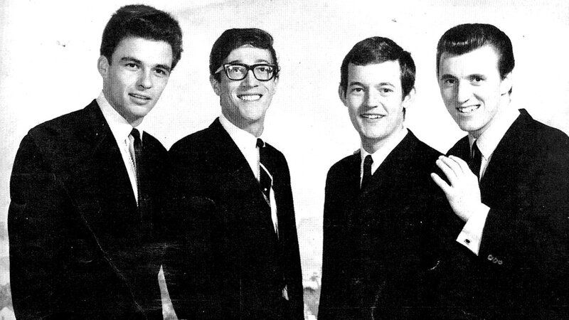 Four Men in Suits — Black, Neutral, Photograph