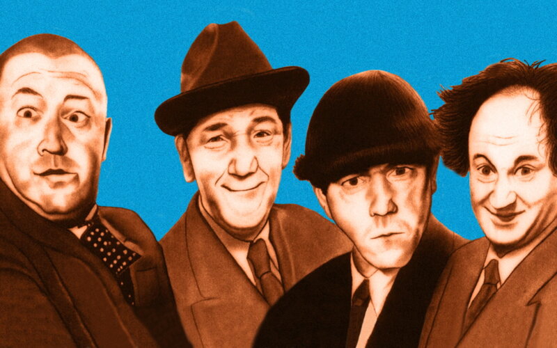 Four Men in Suits — Blue