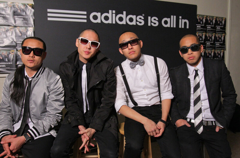 Four Men in Sunglasses — Black, Serious