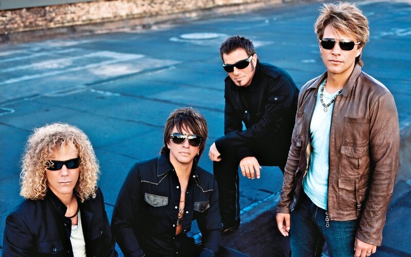 Four Men in Sunglasses — Blue