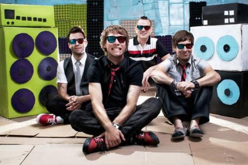Four Men in Sunglasses — Green