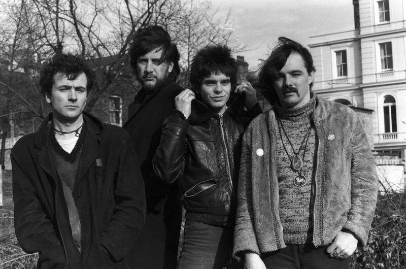 Four Men in Winter Clothing — Black