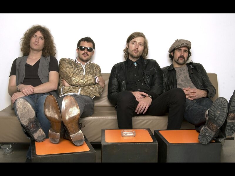 Four Men on a Couch — Brown, Neutral