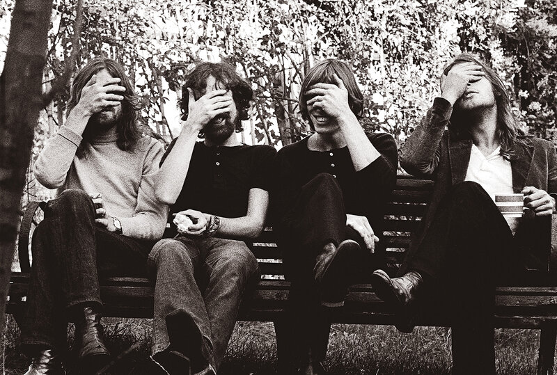 Four Men on Bench